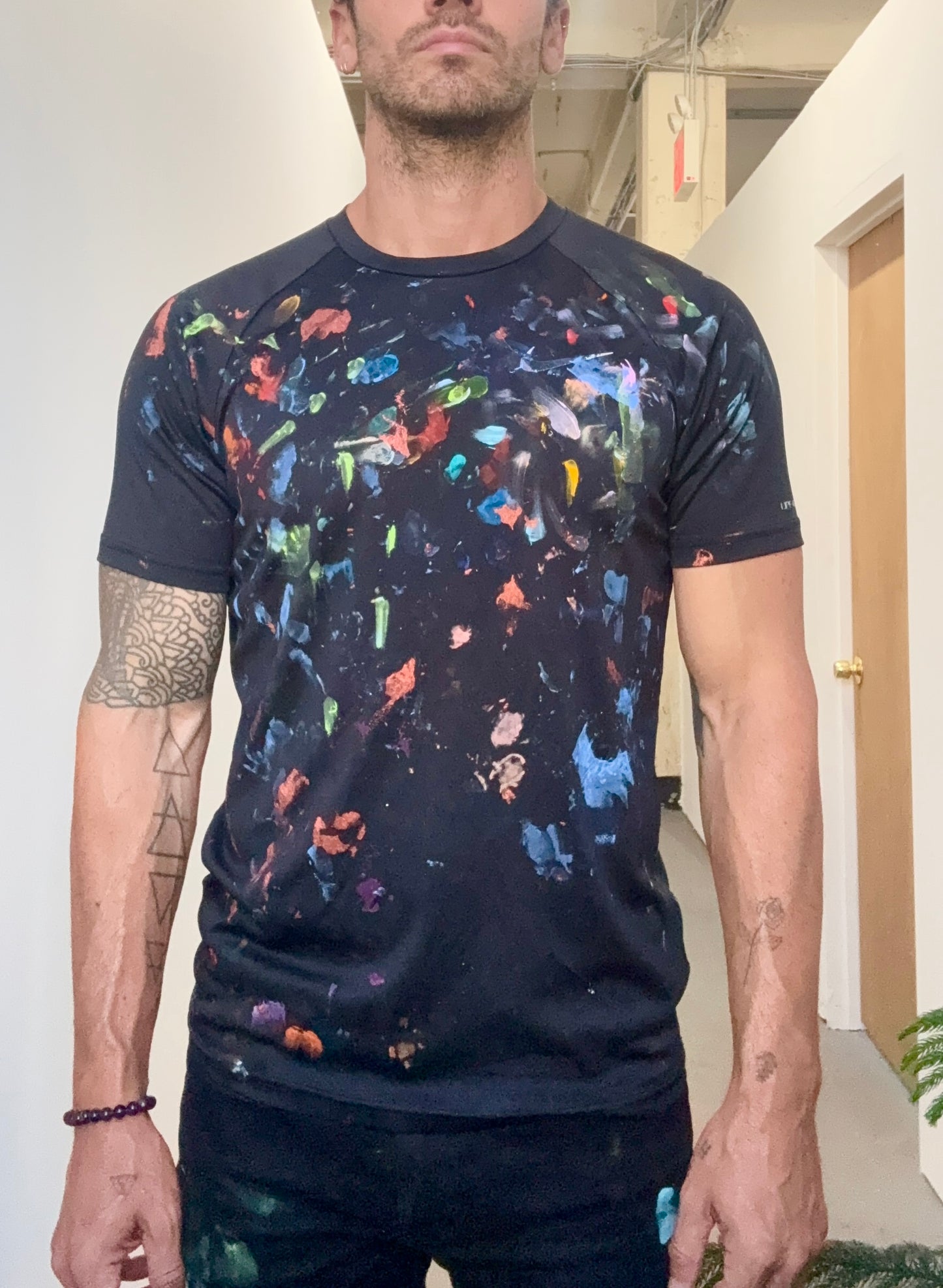 Painted fitted Nike shirt