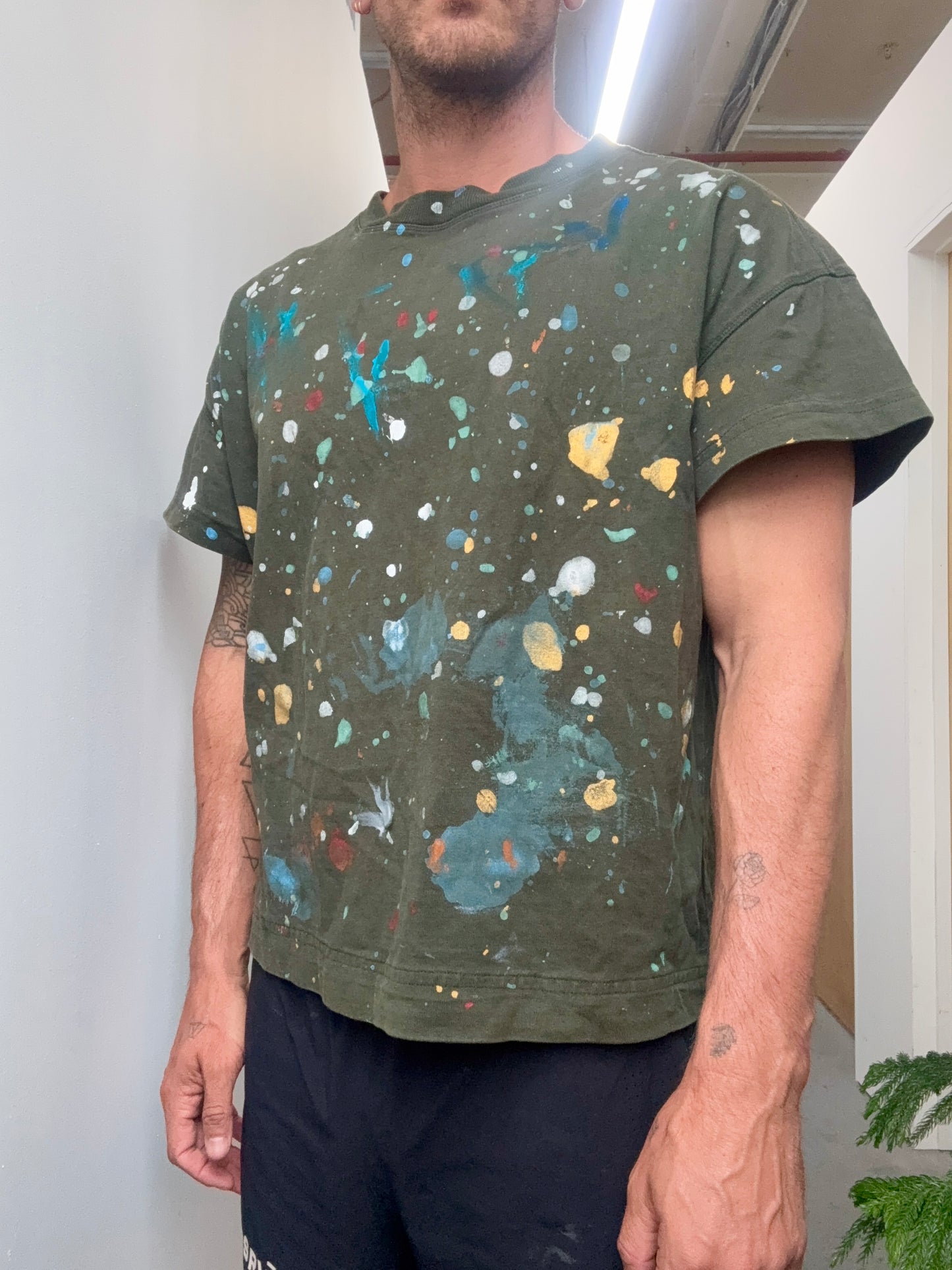 painted acne studio shirt